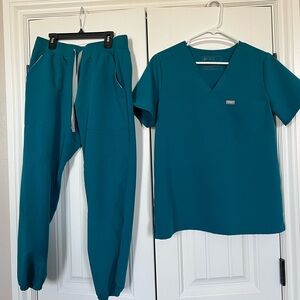 FIGS Women’s Scrub Set, M, Teal